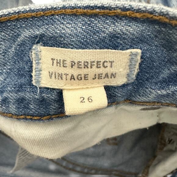 Madewell The Perfect Vintage Jeans Womens 27 Fitzgerald Wash High Rise Rigid 90s - Picture 8 of 10